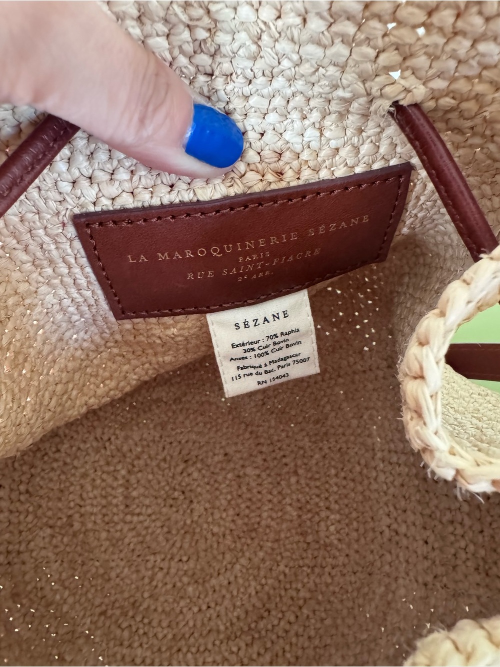 Sezane Zelie Bucket Bag - Picture 7 of 9